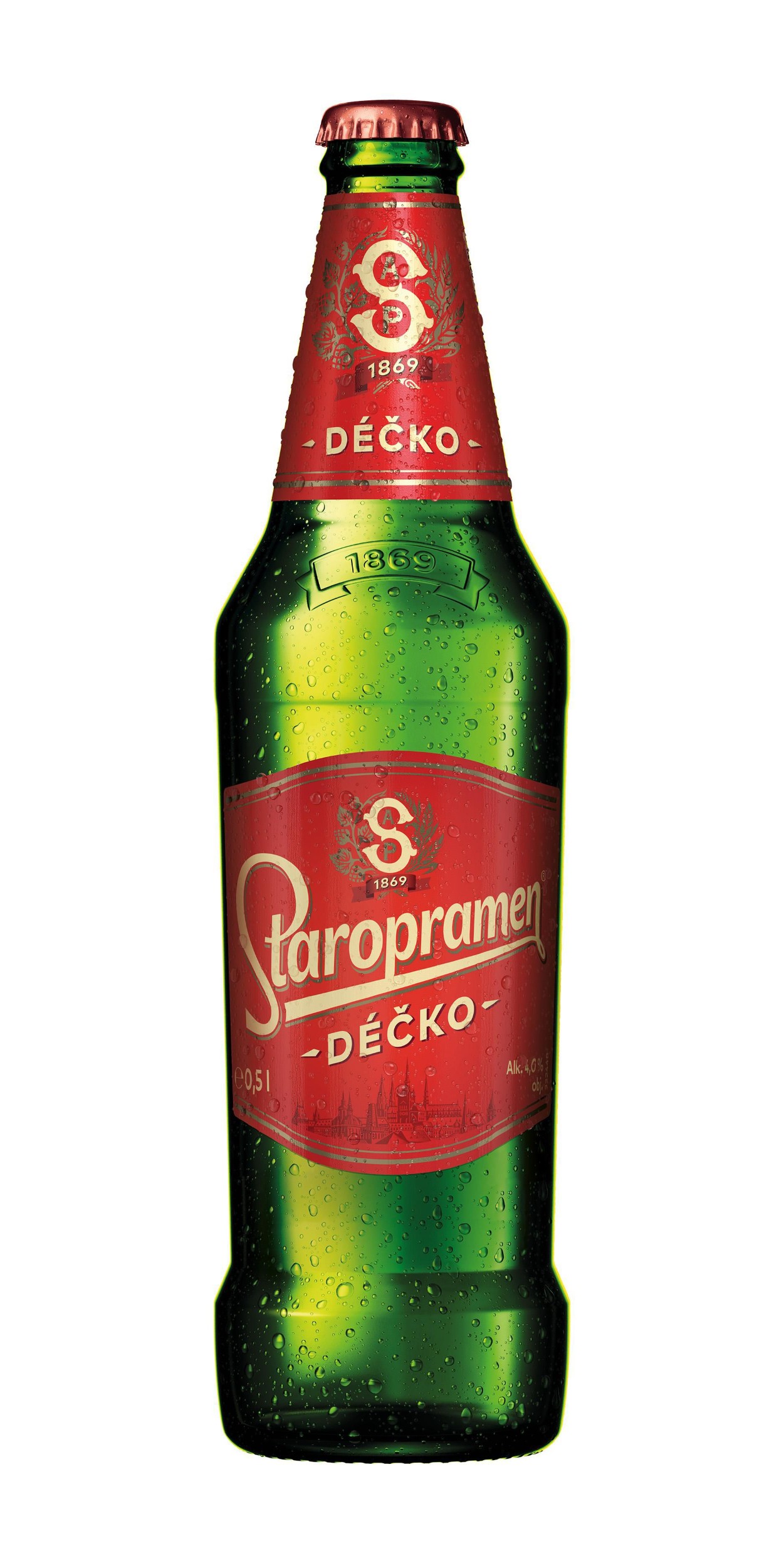 Zdravý svět - Staropramen Déčko pivo výčepní světlé 0,5 l