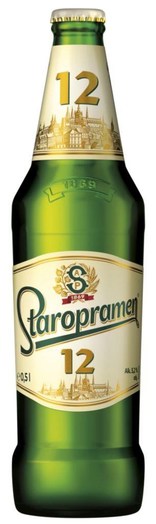 Nápoje - Staropramen Ležák pivo světlé 0,5 l