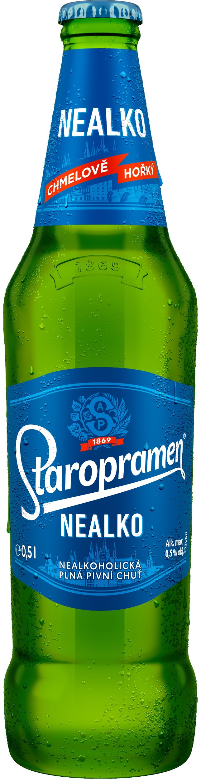 Nápoje - Staropramen Nealko pivo světlé 0,5 l