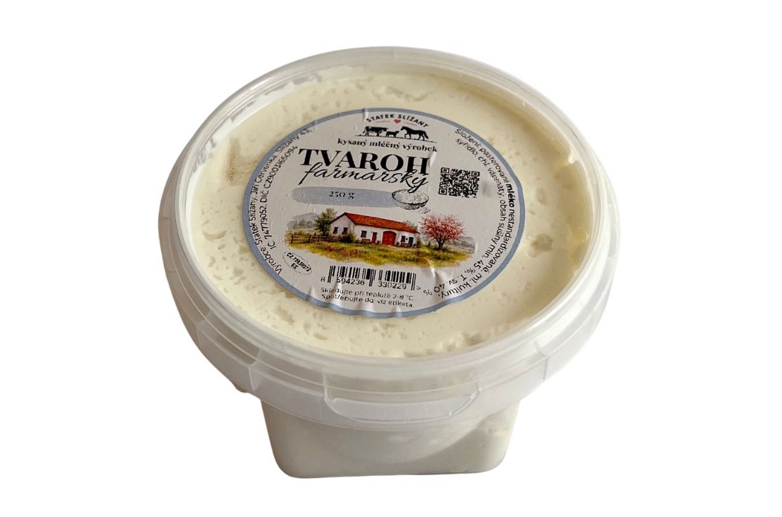 Statek Slížany Farmářský tvaroh 250g