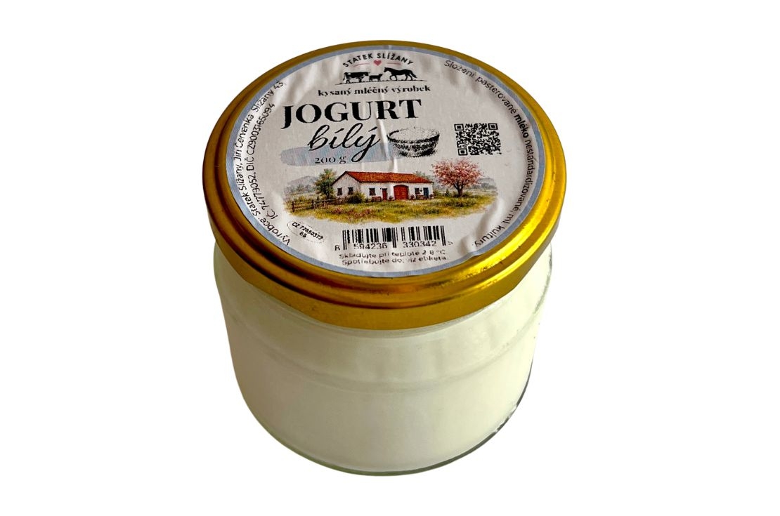 Statek Slížany Jogurt bílý 200g