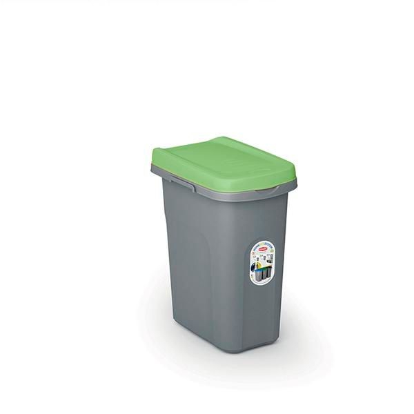 Domácnost a Zahrada - STEFANPLAST Odpadkový koš Home Eco System 15 l, zelený