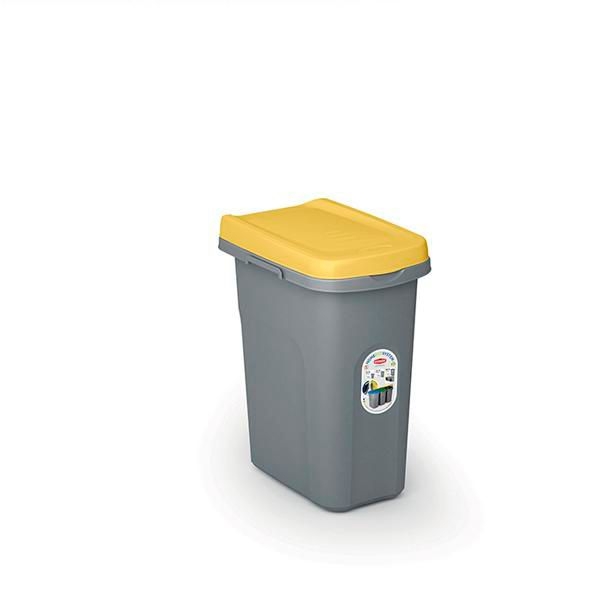 Domácnost a Zahrada - STEFANPLAST Odpadkový koš Home Eco System 15 l, žlutý