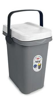 Domácnost a Zahrada - STEFANPLAST Odpadkový koš Home Eco System 7 l, bílý