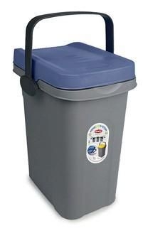 Domácnost a Zahrada - STEFANPLAST Odpadkový koš Home Eco System 7 l, modrý
