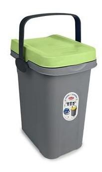 Domácnost a Zahrada - STEFANPLAST Odpadkový koš Home Eco System 7 l, zelený