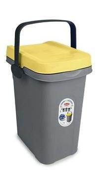 Domácnost a Zahrada - STEFANPLAST Odpadkový koš Home Eco System 7 l, žlutý