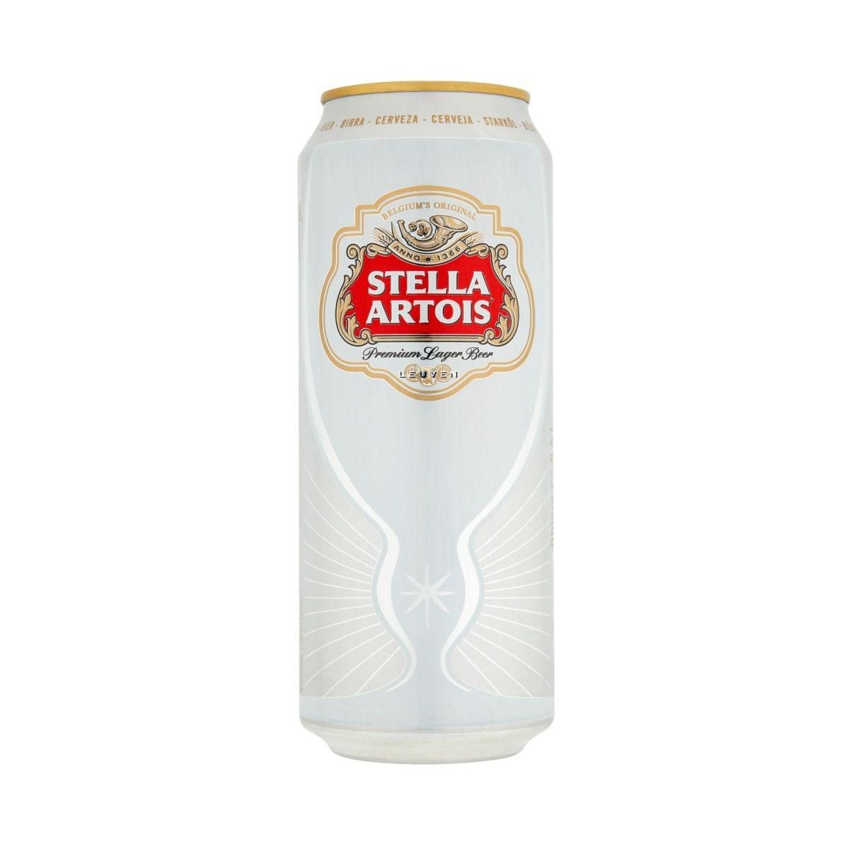 Nápoje - Stella Artois Pivo ležák světlý plech 0,5 l