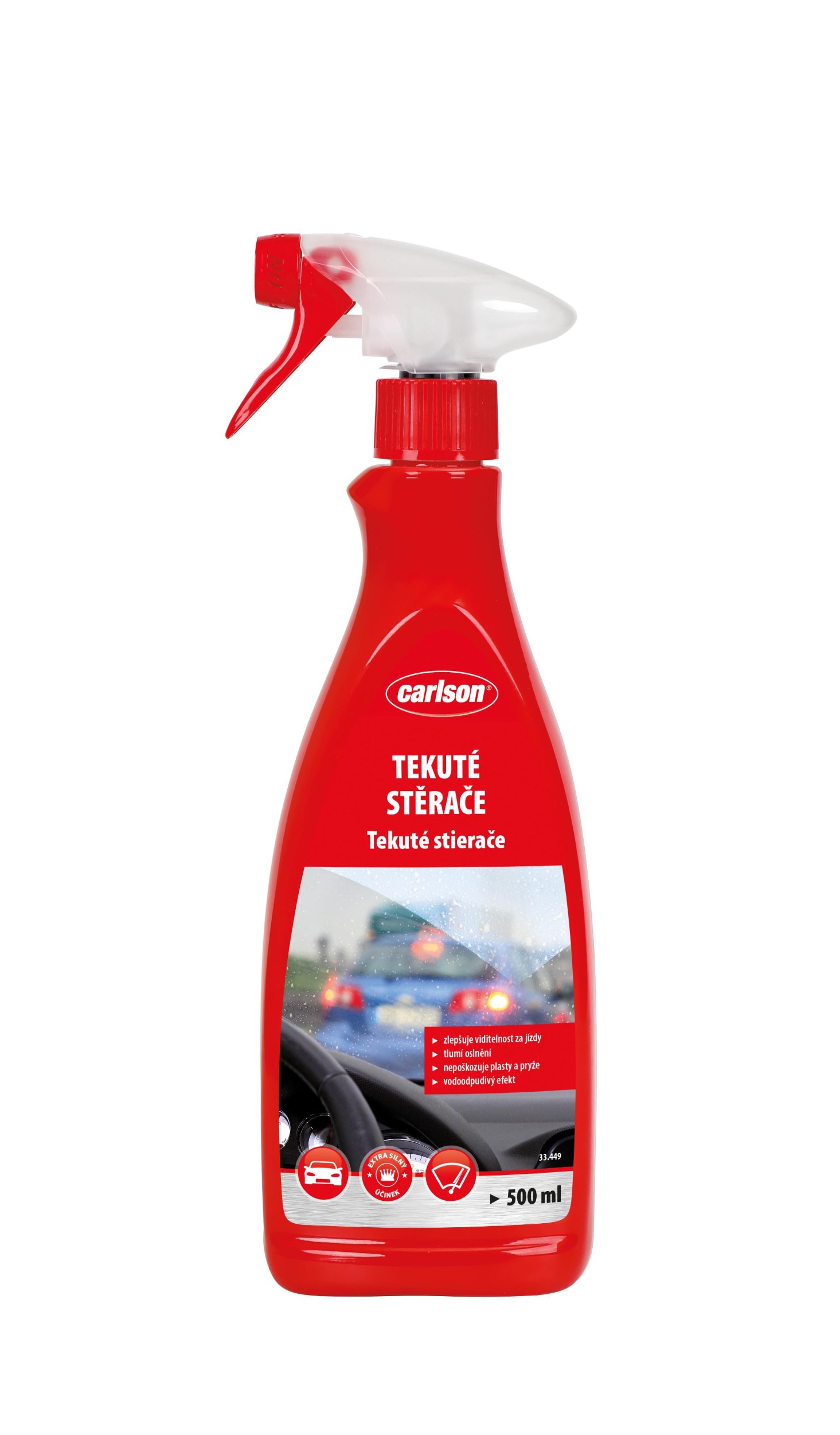 Auto-moto - STĚRAČE TEKUTÉ RAIN OFF CARLSON 500ML