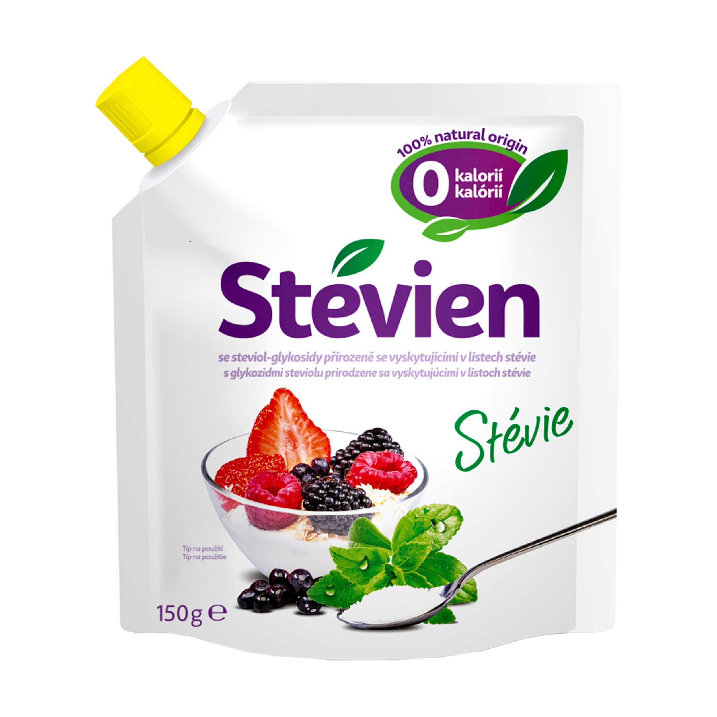 Trvanlivé potraviny - Stévien sladidlo 0 kcal 150g