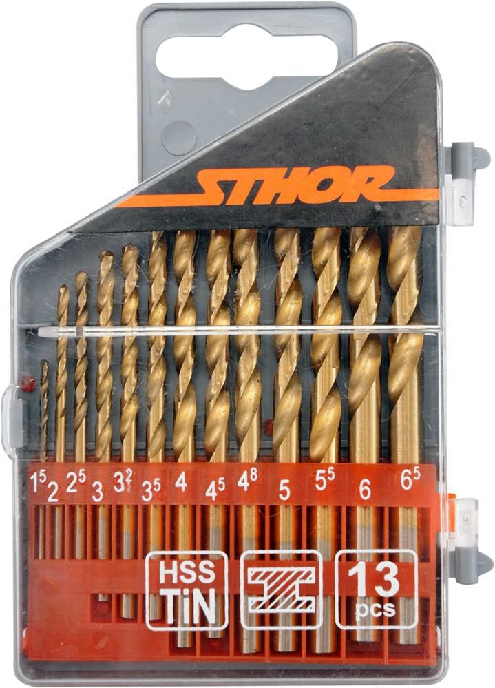 Domácnost a Zahrada - Sthor Sada vrtáků na kov 13 ks Titan