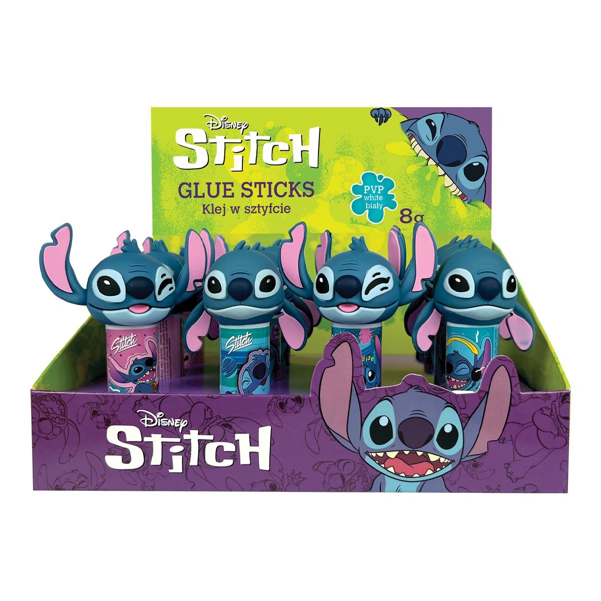 Domácnost a Zahrada - Stitch Lepicí tyčinka 8g, různé motivy