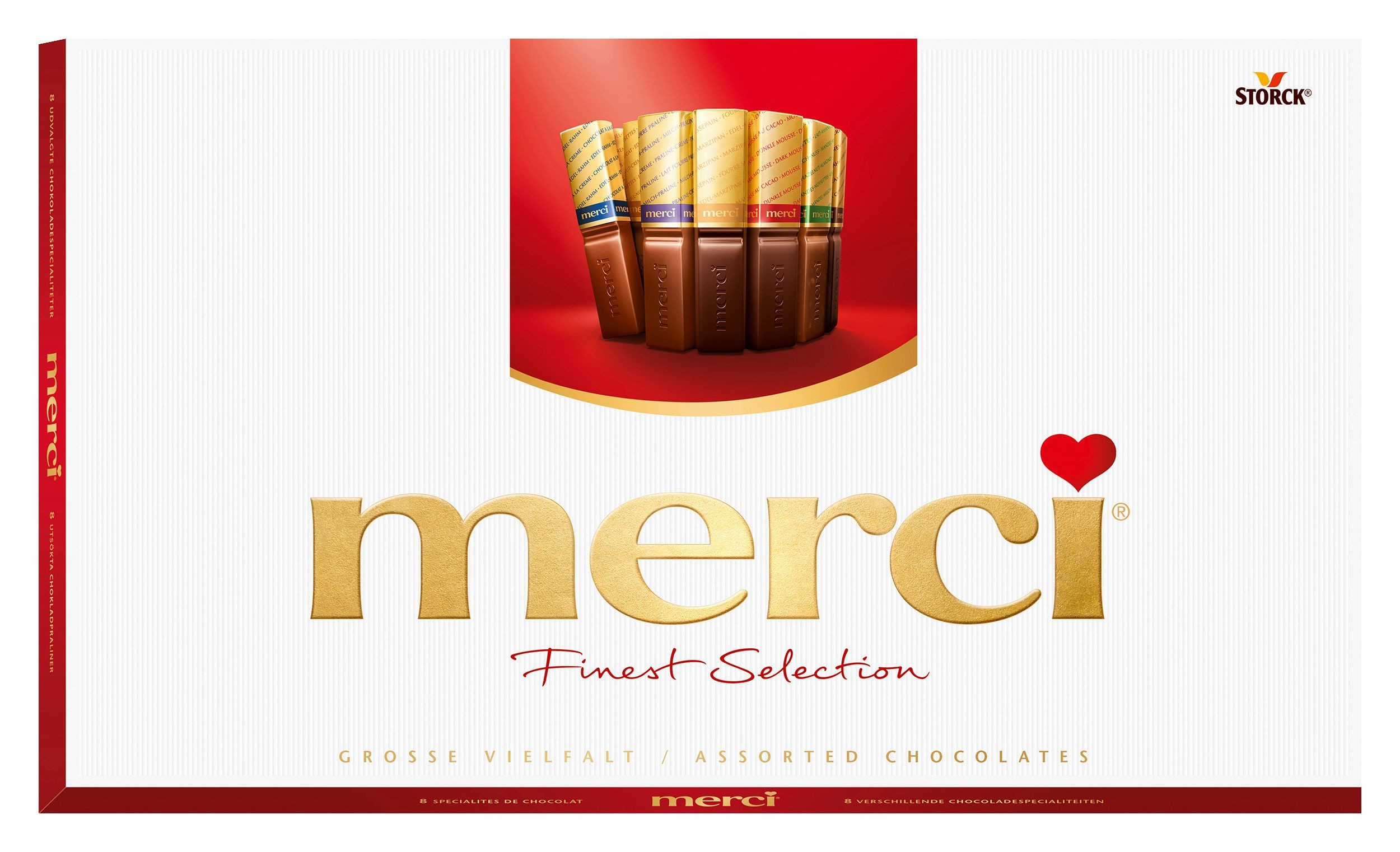 Trvanlivé potraviny - Storck merci Finest Selection mix 400g
