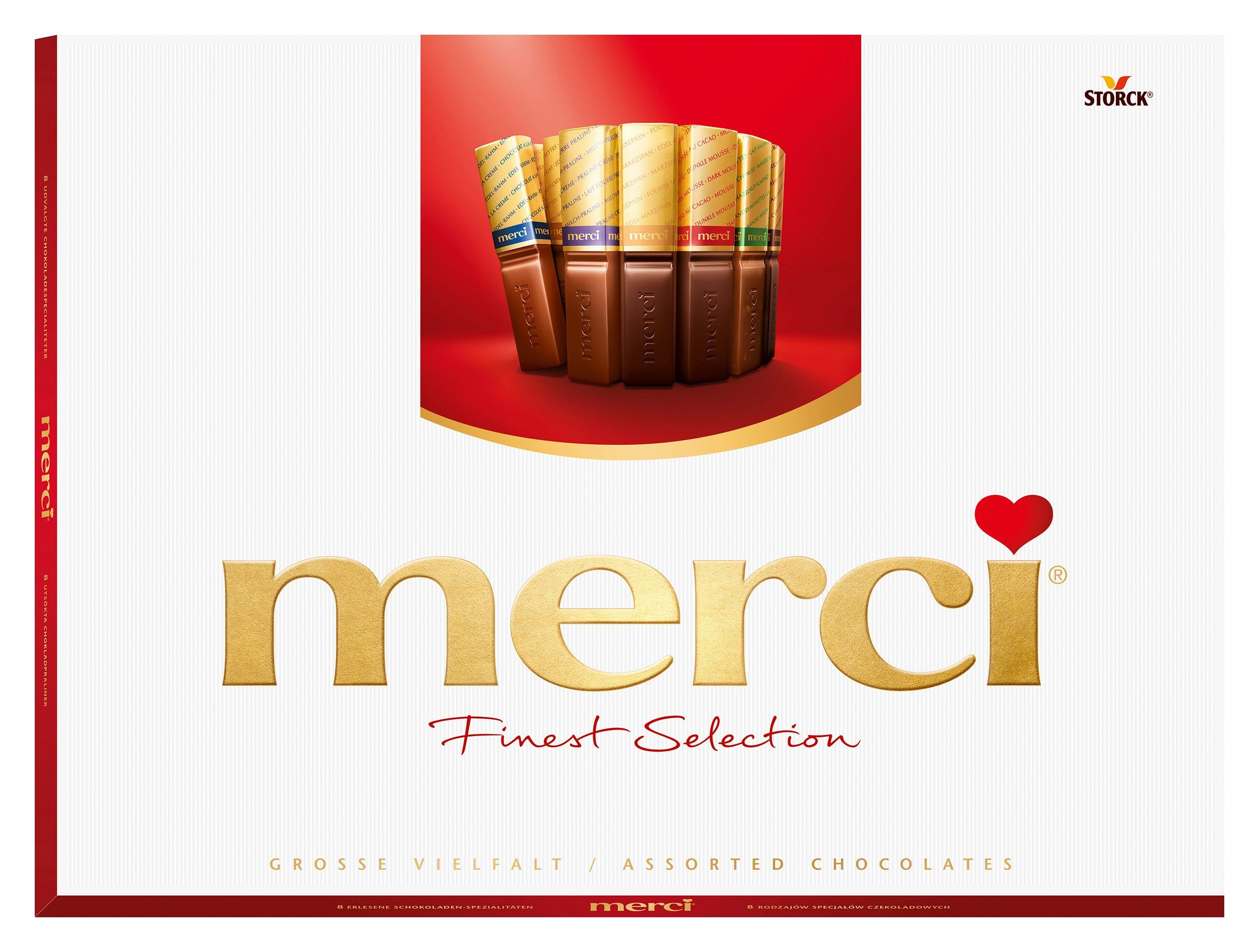 Trvanlivé potraviny - Storck merci Finest Selection mix 675g