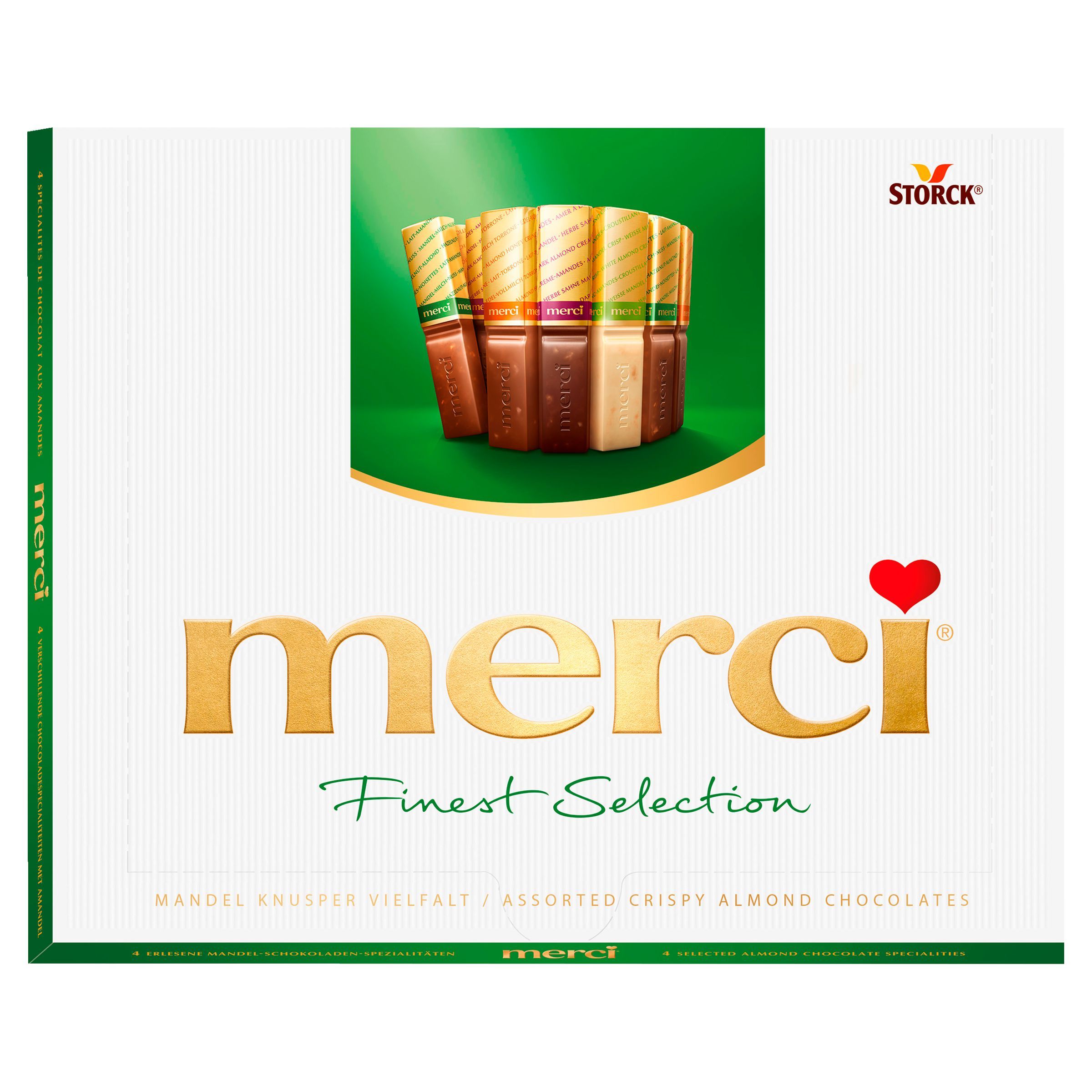 Trvanlivé potraviny - Storck merci Finest Selection oříšková 250g