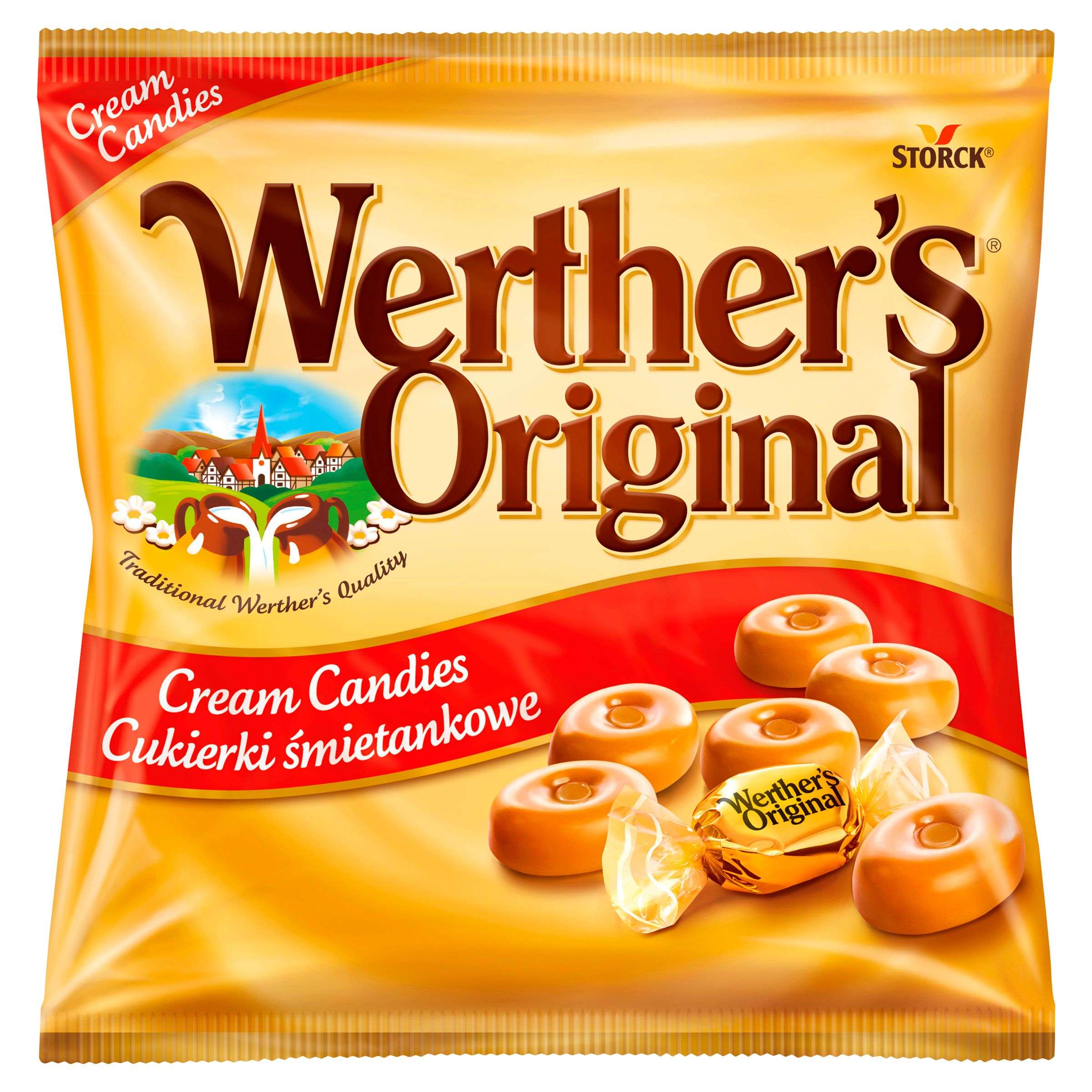Trvanlivé potraviny - Storck Werther's Original Smetanové bonbóny 90g