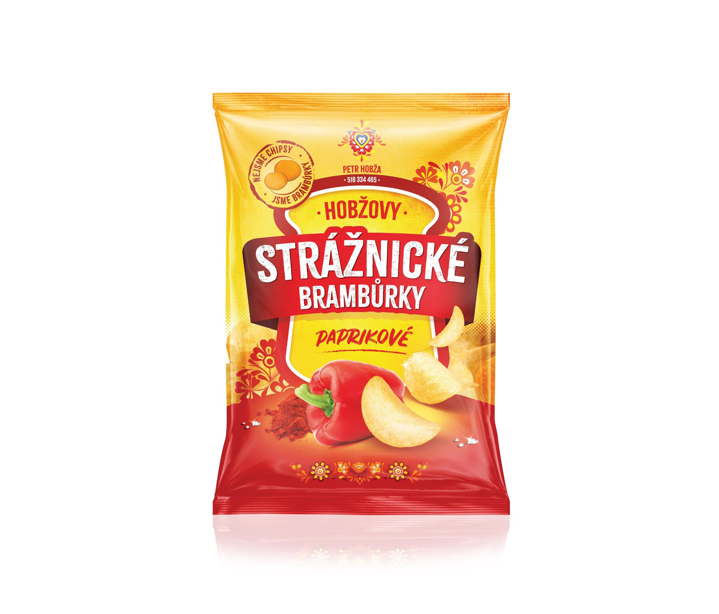 Trvanlivé potraviny - Strážnické Brambůrky paprikové 60 g