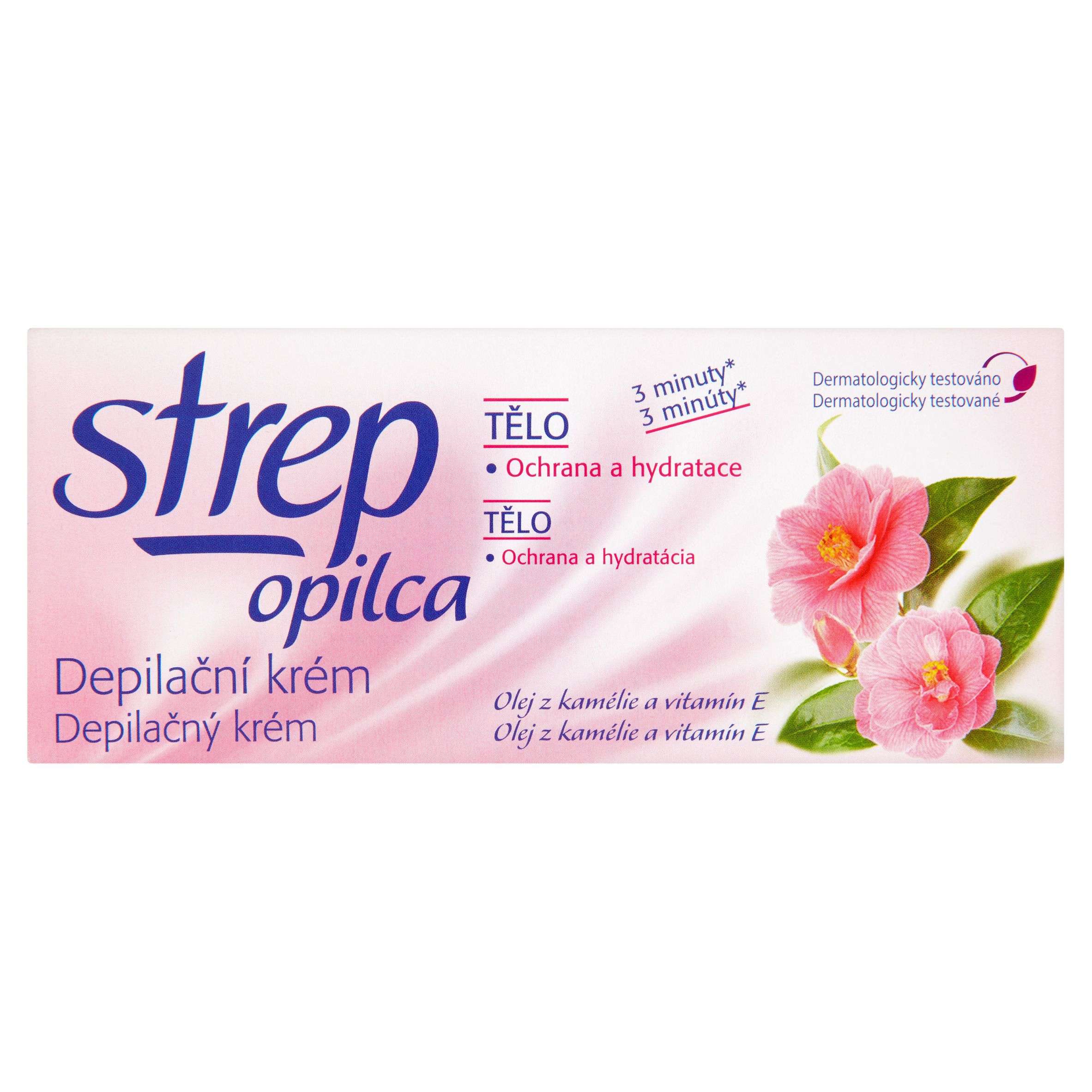 Drogerie a kosmetika - Strep Opilca Depilační krém olej z kamélie a vitamín E 100 ml