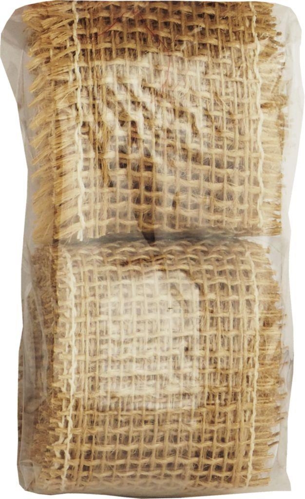 Domácnost a Zahrada - Stuha jutová 4 cm x 3 m - přírodní