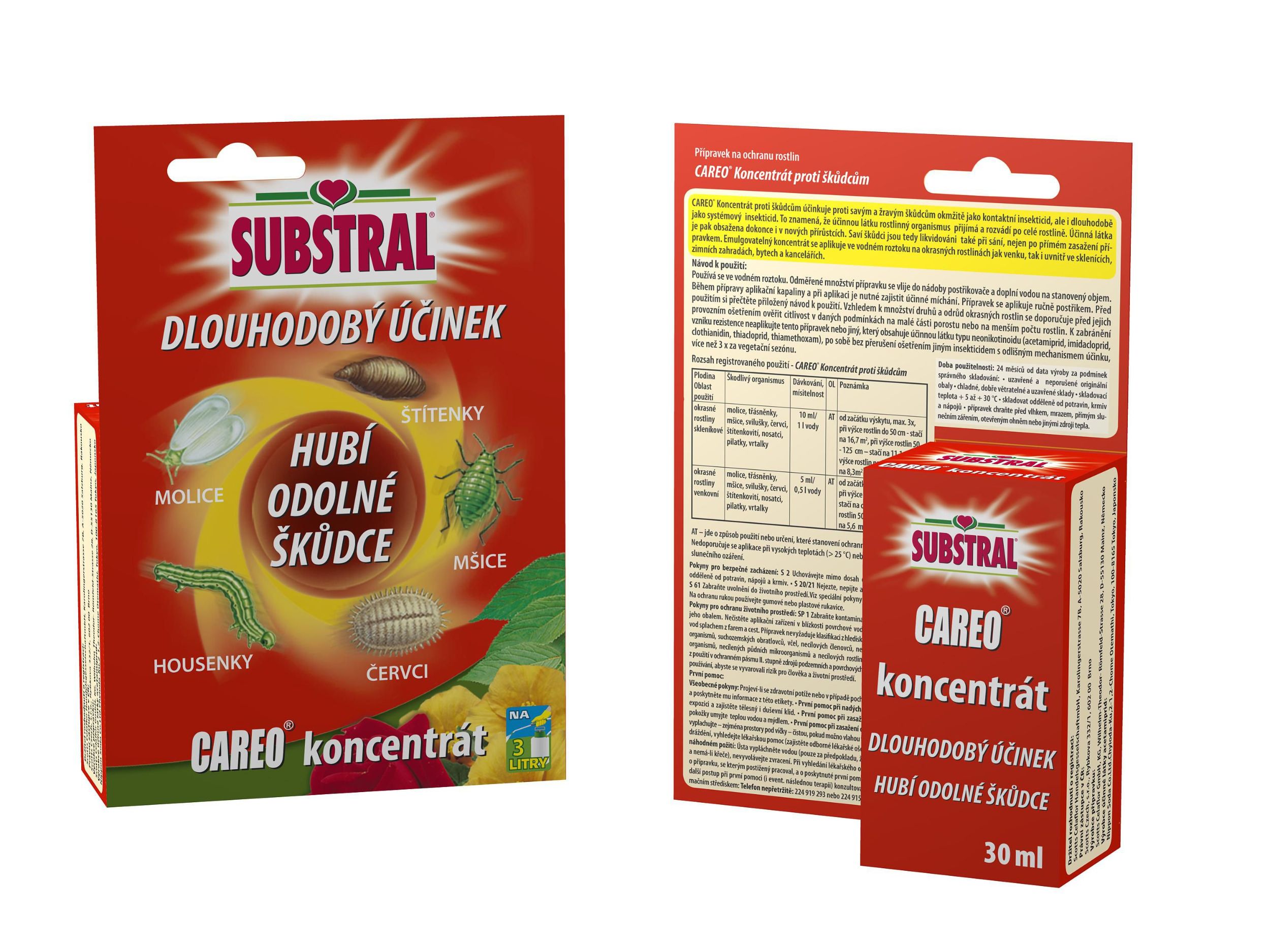 Domácnost a Zahrada - Substral Careo koncentrát proti škůdcům (hmyzu) 30ml