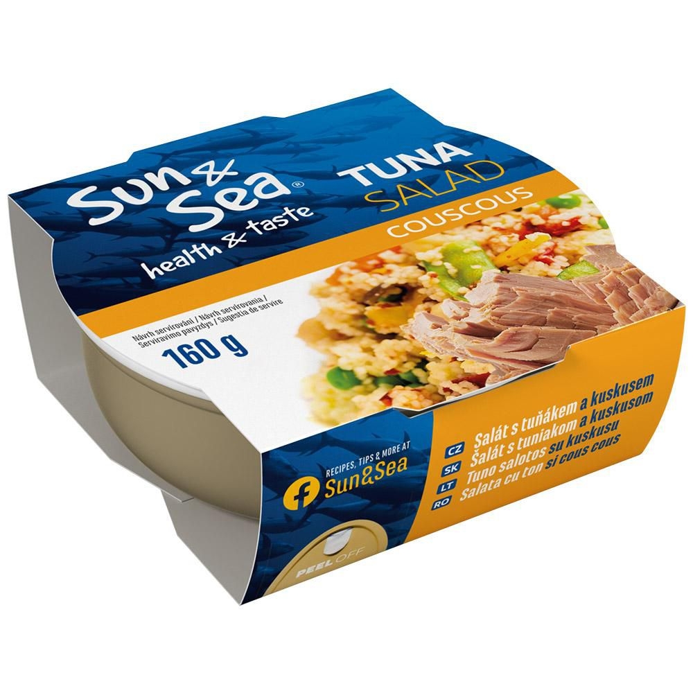 Trvanlivé potraviny - Sun&Sea Salát s tuňákem a kuskusem 160g