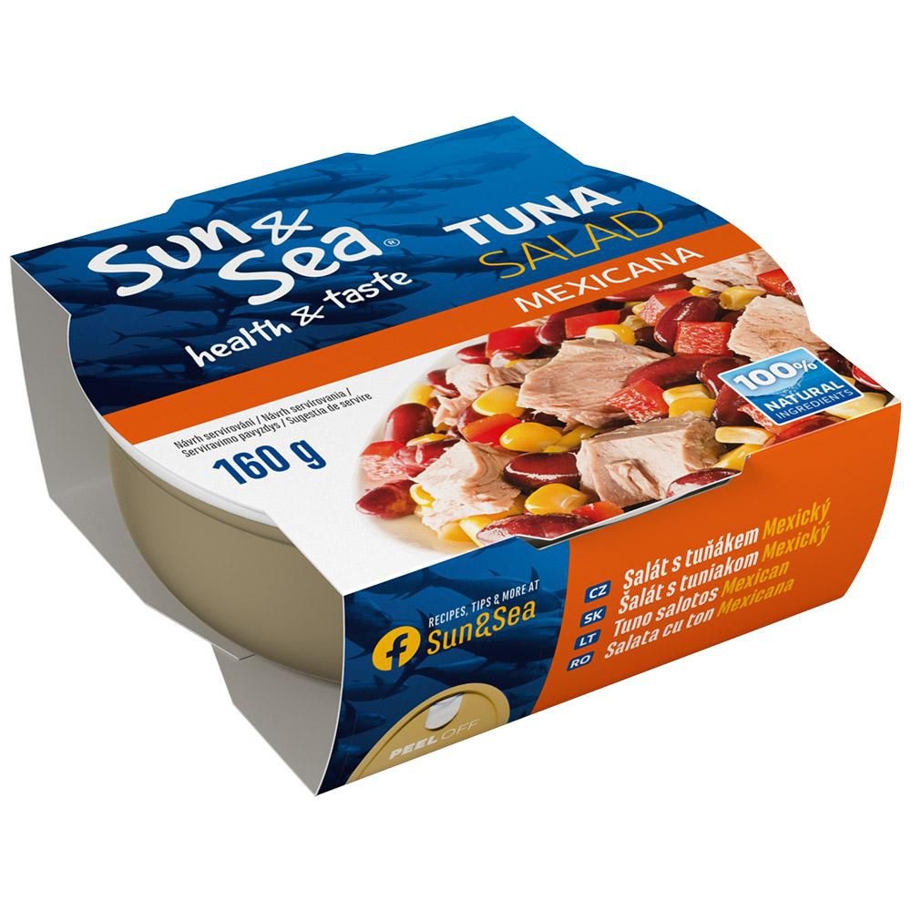 Trvanlivé potraviny - Sun&Sea Salát s tuňákem stylu Mexicana 160g