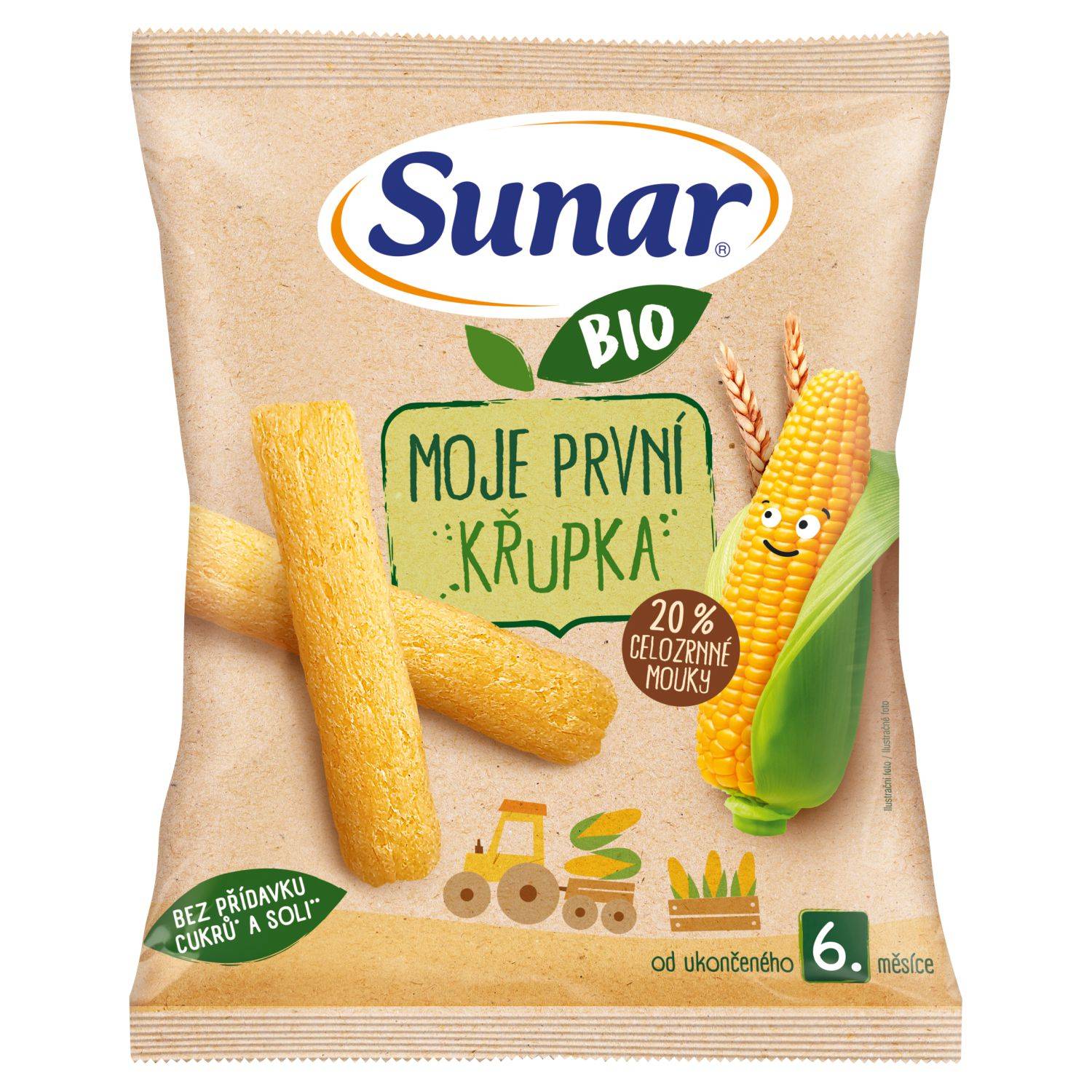 Svět dětí - Sunar BIO moje první dětská křupka 6m+ 25 g