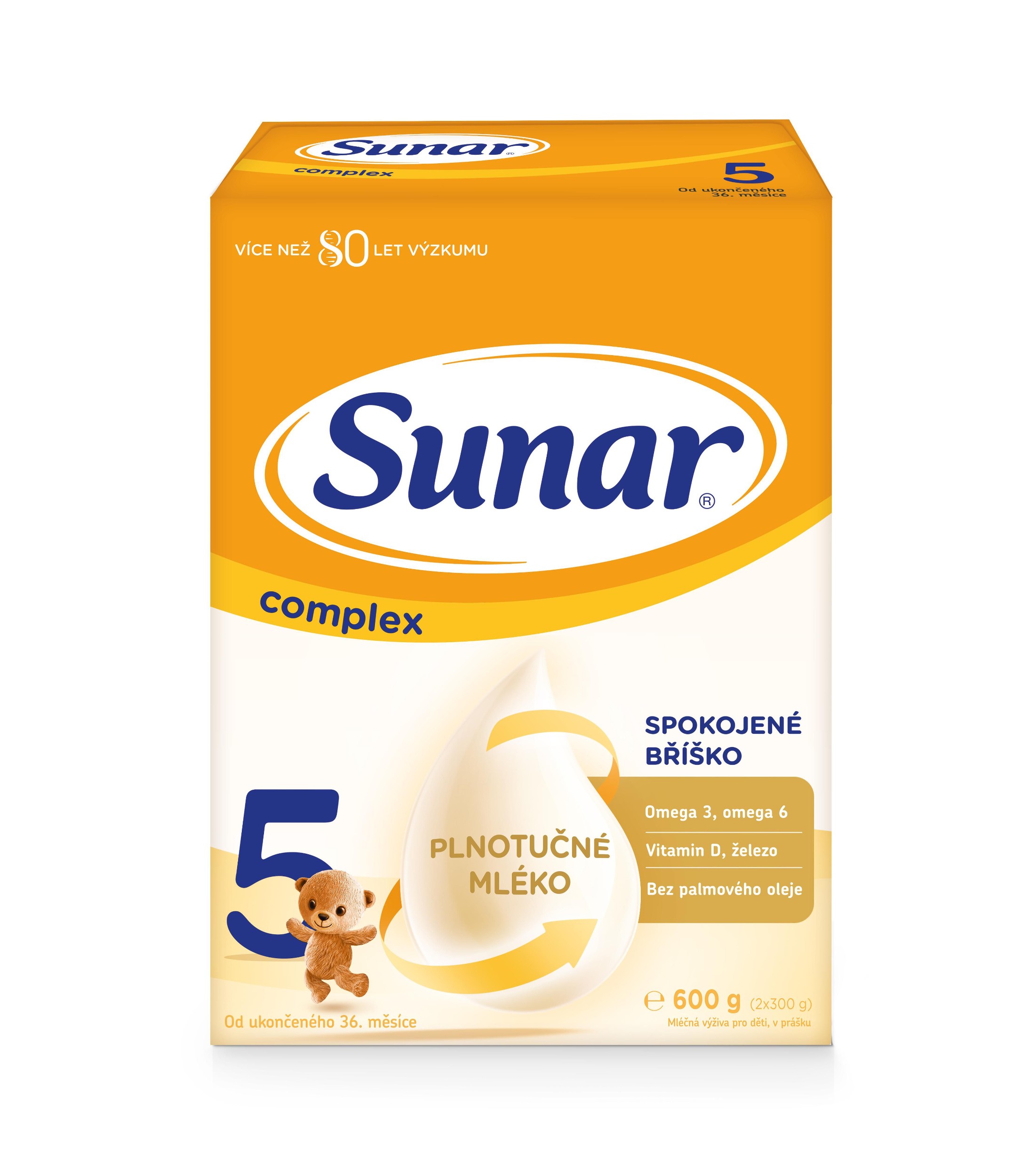 Svět dětí - Sunar Complex 5 dětské mléko 600 g