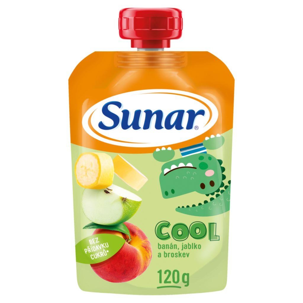 Svět dětí - Sunar Cool ovocná kapsička broskev, banán, jablko 12m+ 120 g