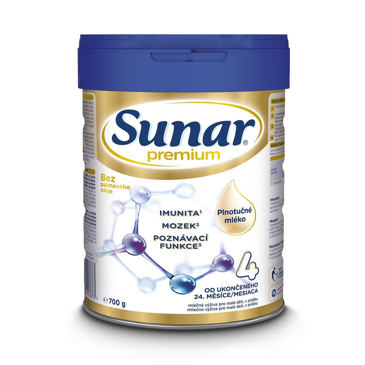 Svět dětí - Sunar Premium 4 batolecí mléko 700g