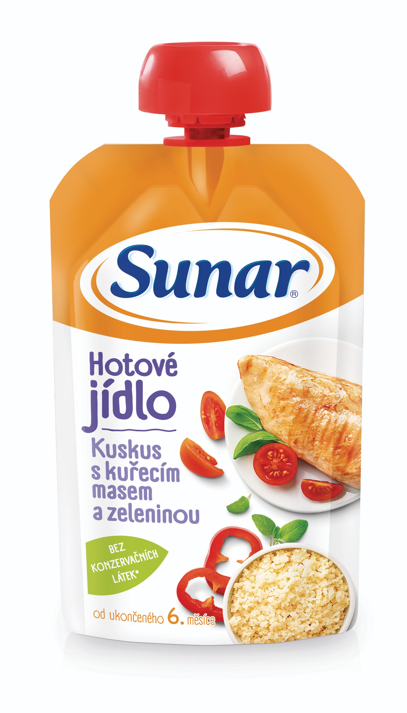 Svět dětí - Sunar Příkrm kuskus s kuřecím masem a zeleninou 6m+ 120 g