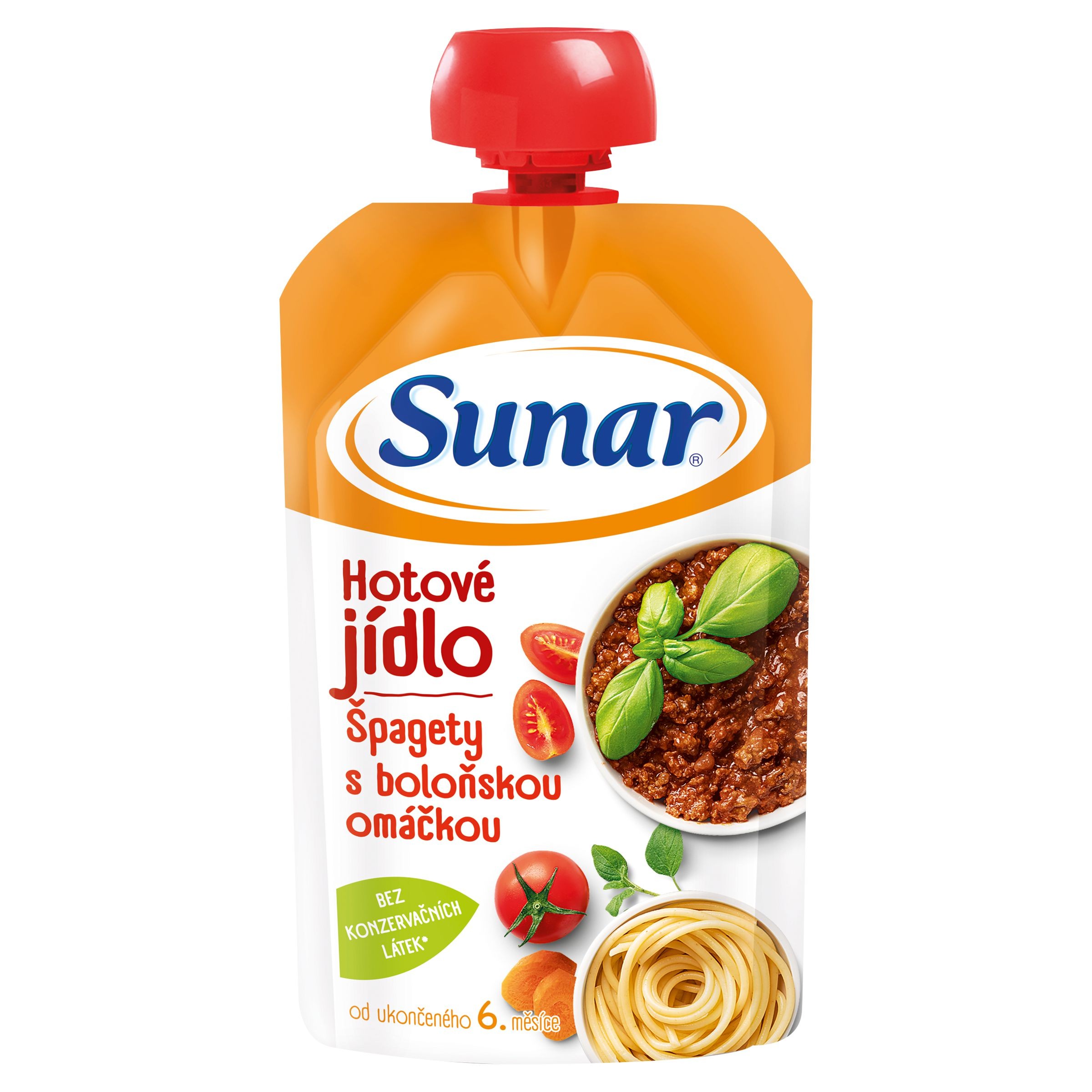 Svět dětí - Sunar Příkrm špagety s boloňskou omáčkou 6m+ 120 g