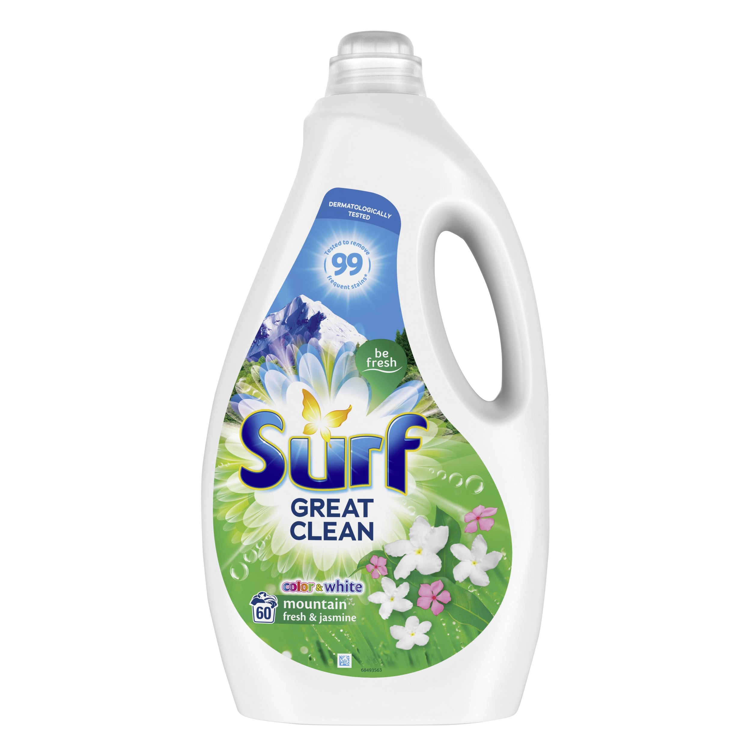 Drogerie a kosmetika - Surf Mountain Fresh Prací gel 3l 60 praní