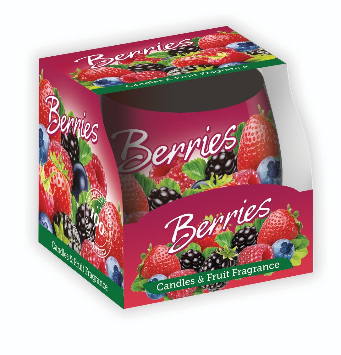 Domácnost a Zahrada - Svíčka vonná ve skle berries, 100g