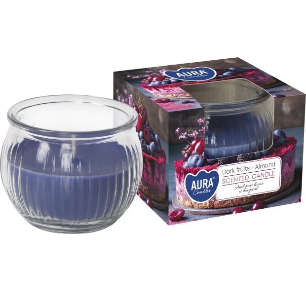 Domácnost a Zahrada - Svíčka vonná ve skle  Dark fruits - almond 80g