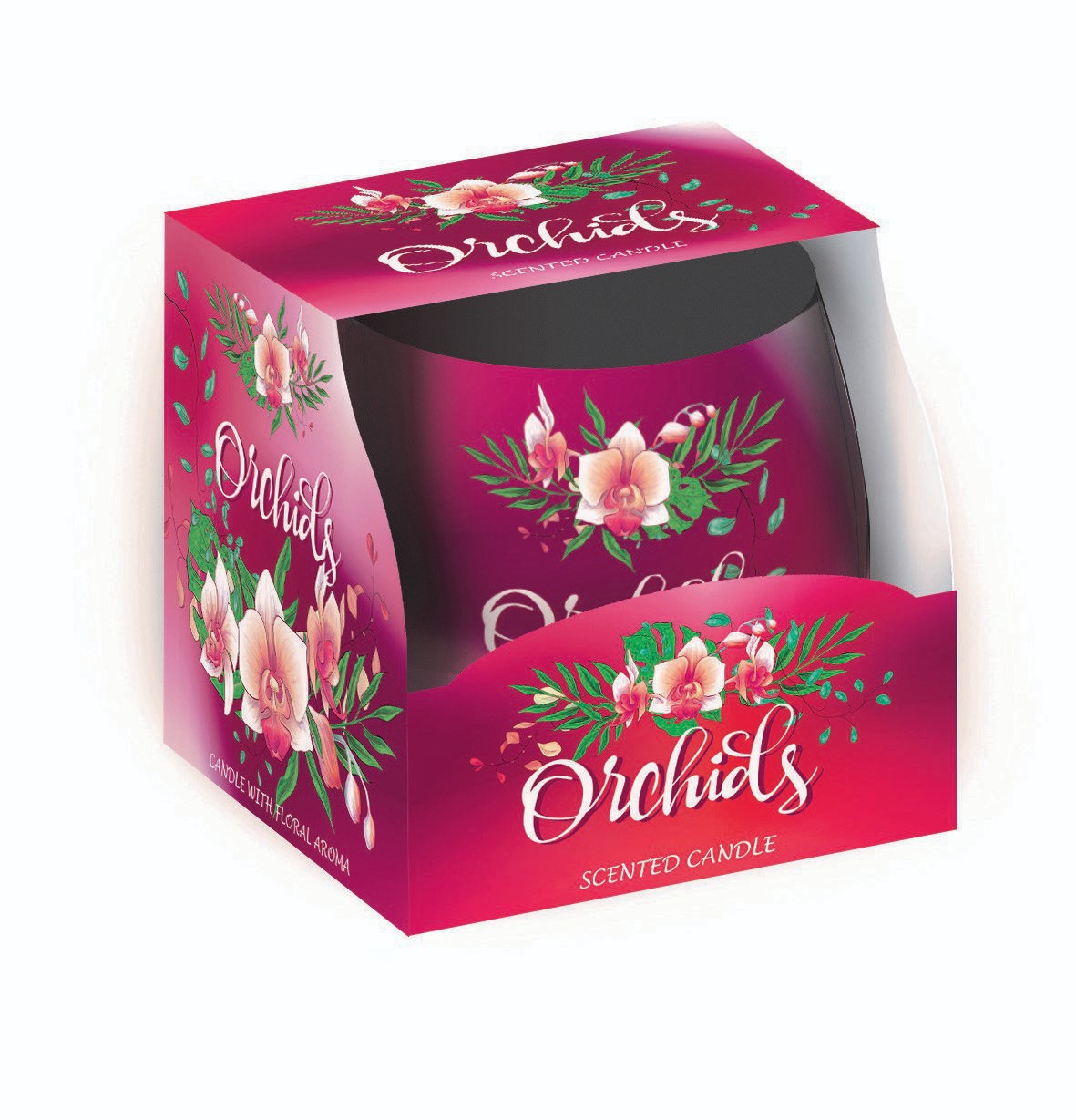 Domácnost a Zahrada - Svíčka vonná ve skle Orchid 100g
