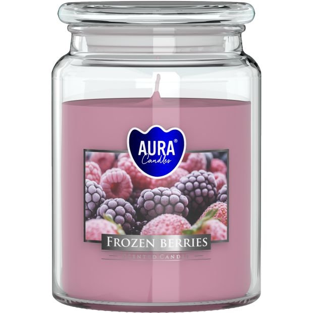Domácnost a Zahrada - Svíčka vonná ve skle s víčkem Frozen Berries 500g