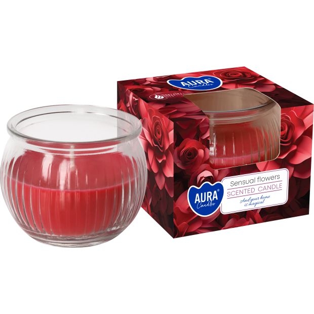 Domácnost a Zahrada - Svíčka vonná ve skle SENSUAL FLOWERS 80g
