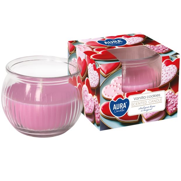 Domácnost a Zahrada - Svíčka vonná ve skle VANILLA COOKIES 80g