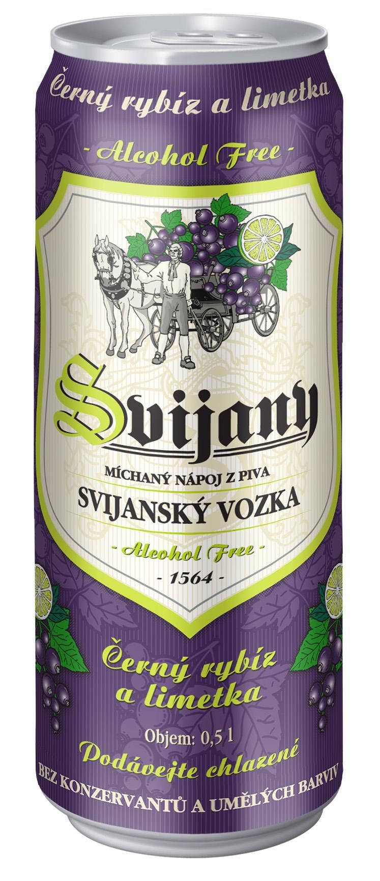 Nápoje - Svijanský Vozka černý rybíz & limetka