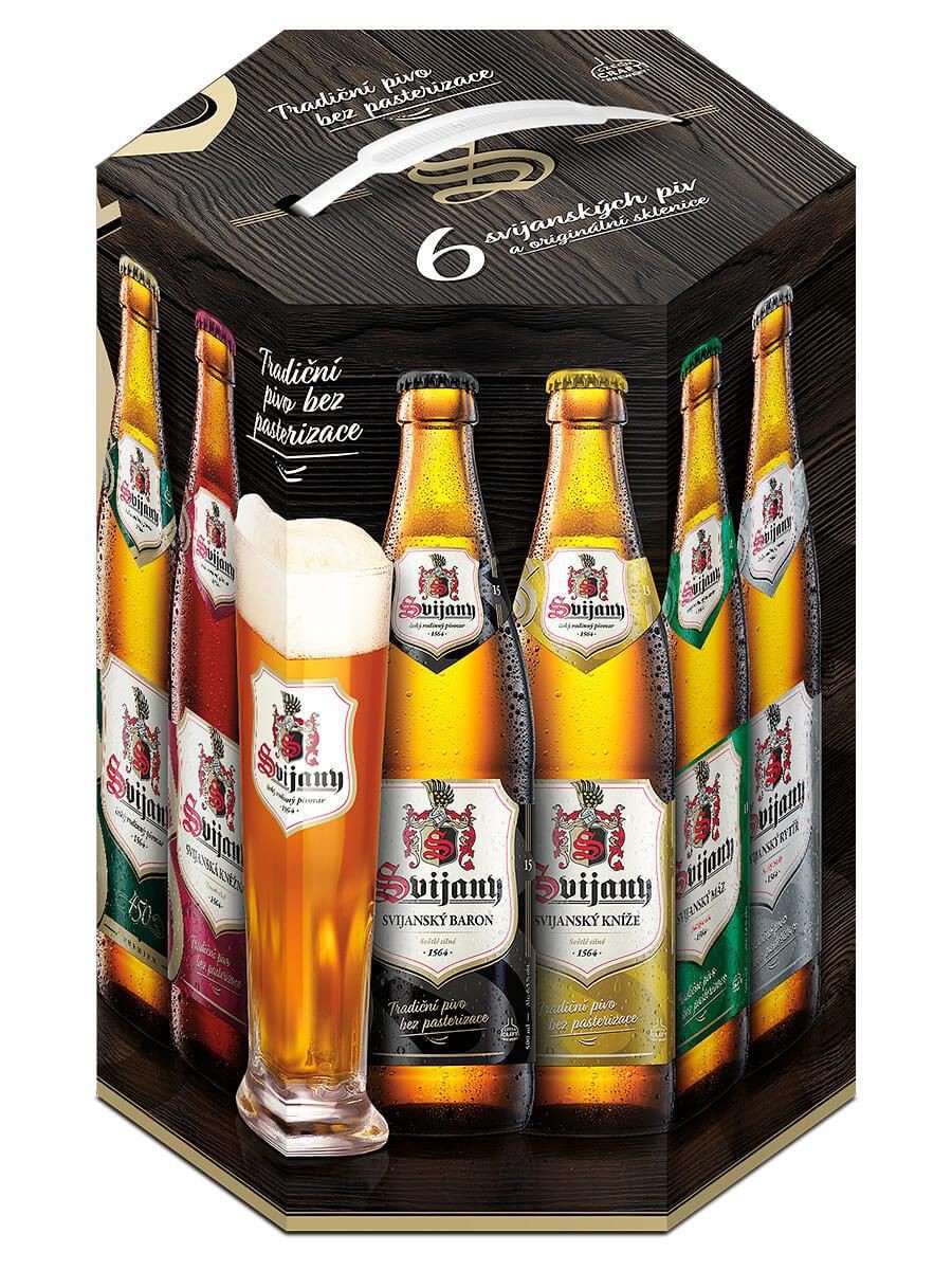 Svijany Pivo dárková sada 6x0,5 l