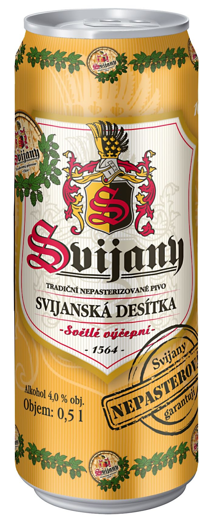 Nápoje - Svijany Svijanská Desítka 10° světlé výčepní pivo 0,5 l