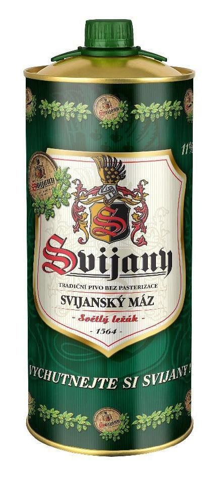 Nápoje - Svijany Svijanský Máz 11°% světlý ležák pivo 2 l
