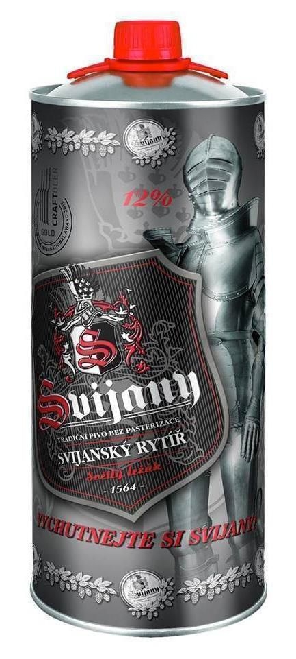 Nápoje - Svijany Svijanský Rytíř 12°% světlý ležák pivo 2 l