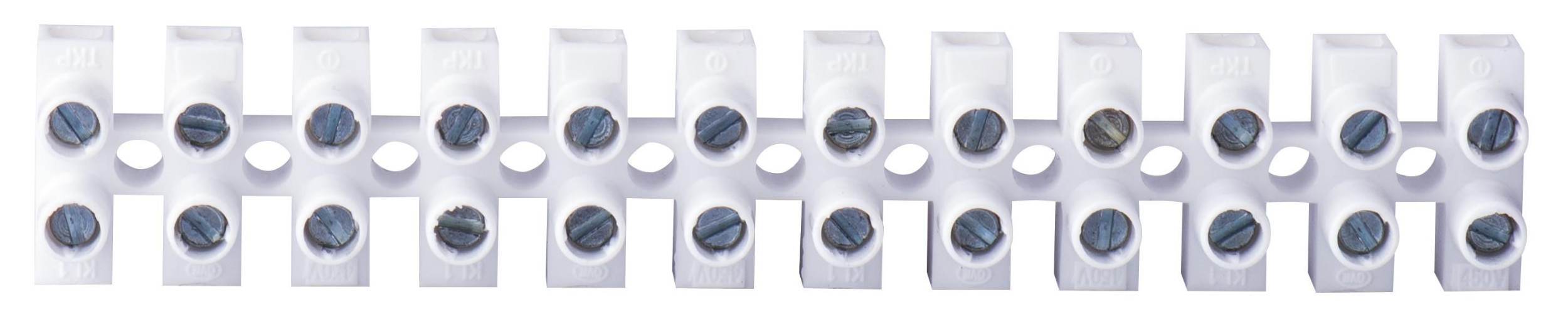 Domácnost a Zahrada - Svorkovnice 12 x 6 mm bílá