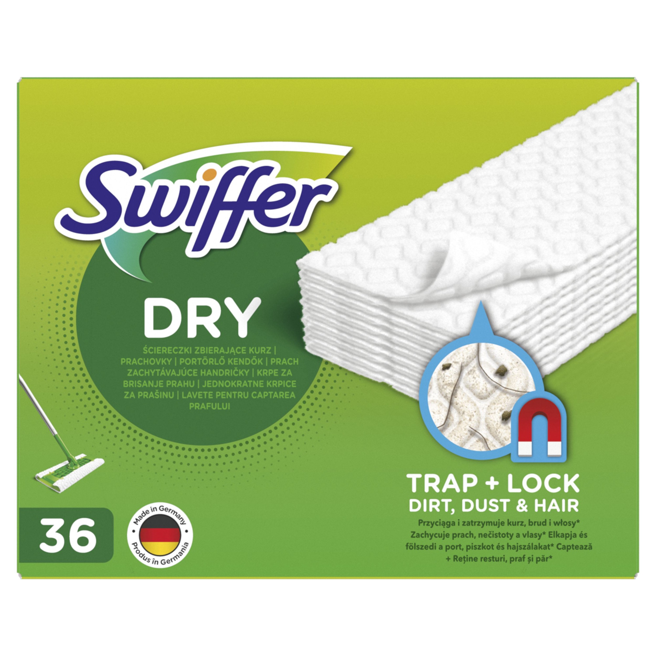 Drogerie a kosmetika - Swiffer Sweeper suché ubrousky na podlahu 36ks
