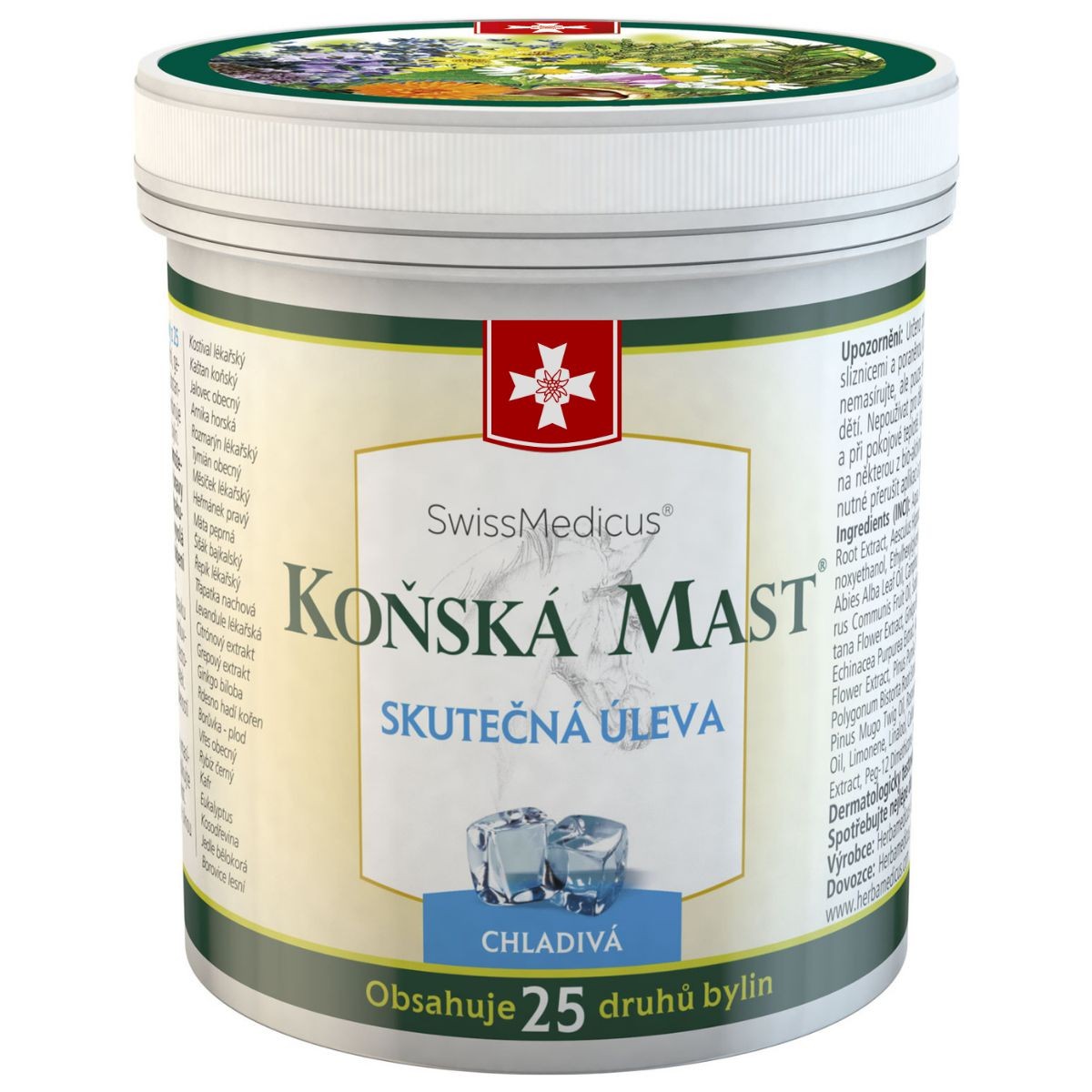 Péče o zdraví - SwissMedicus Koňská mast chladivá 250 ml