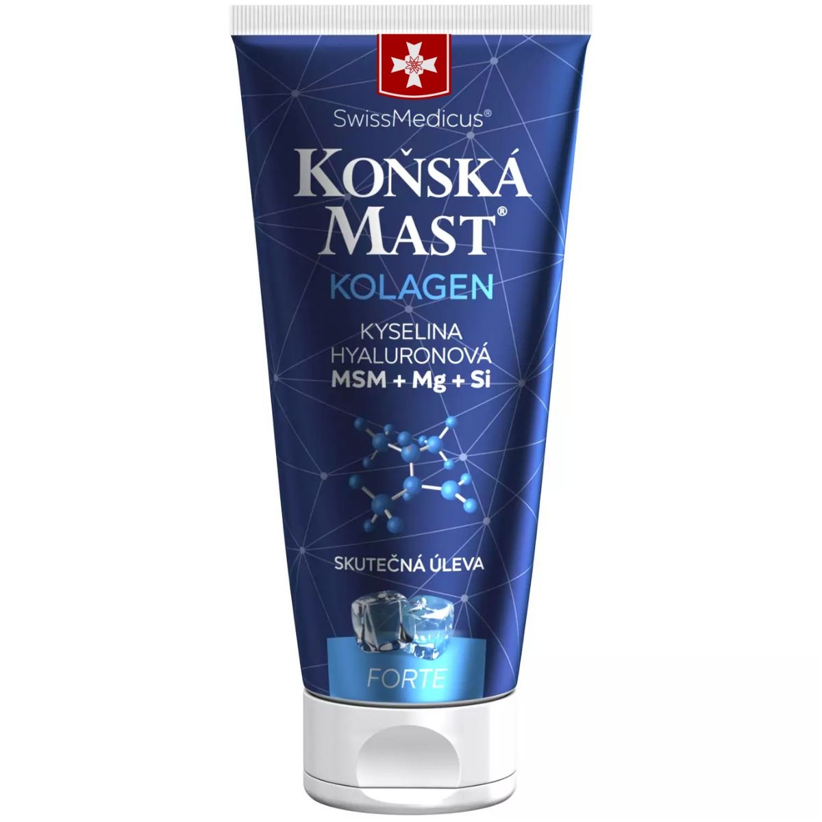 Péče o zdraví - SwissMedicus Koňská mast s kolagenem chladivá 200 ml