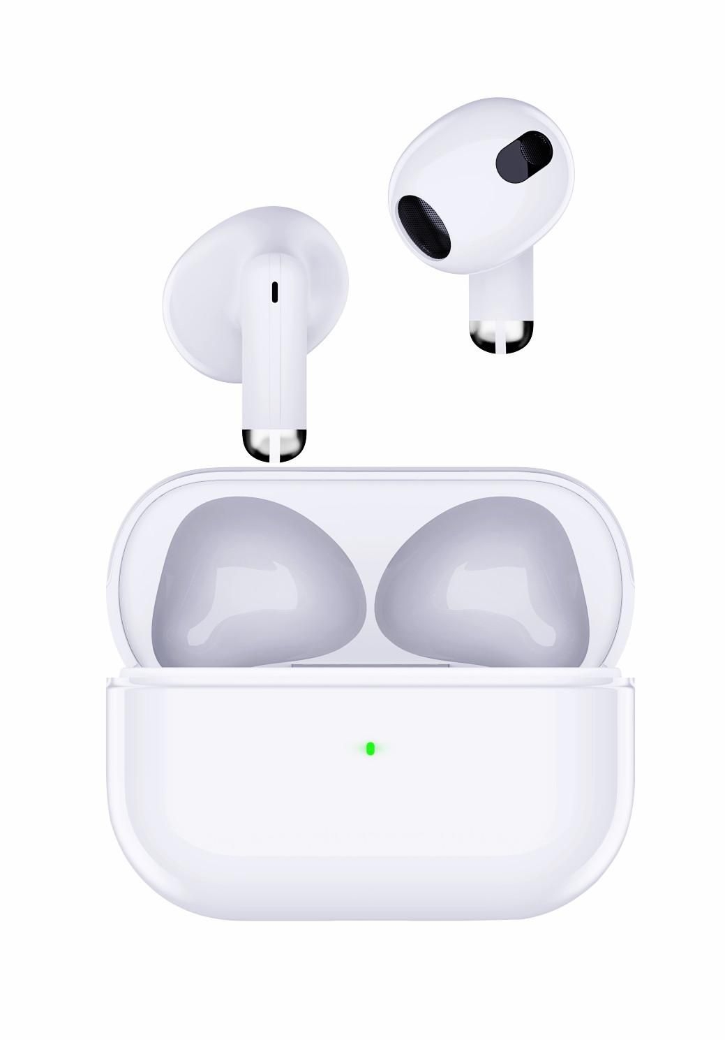 Elektro - Swissten BT Sluchátka Minipods bílá