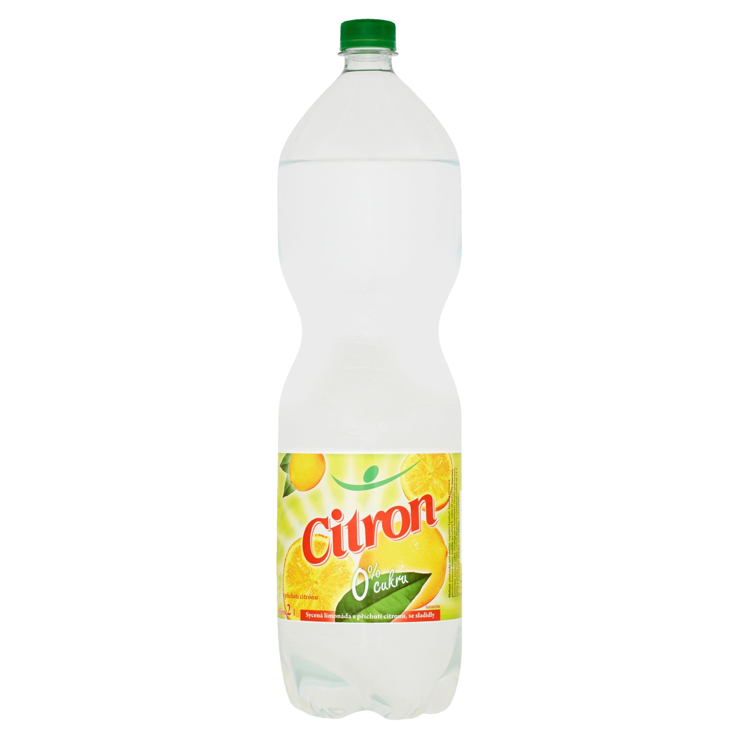 Nápoje - Sycená limonáda s příchutí citron se sladidly 2 l